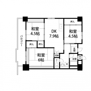 仙台宮城野団地1号棟