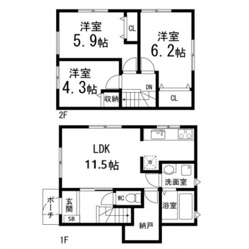クラークテラスB棟