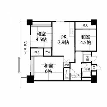仙台宮城野団地3号棟
